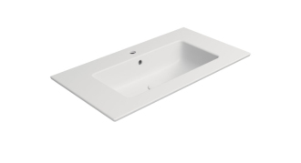 PURA keramické umyvadlo Slim 82x46cm, bílá mat 8885109