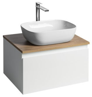 ALTAIR skříňka s deskou 62,5 cm, bílá/dub emporio AI267-02