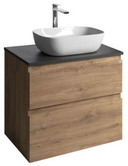 ALTAIR skříňka s deskou 68 cm, dub emporio/antracit břidlice AI370-02