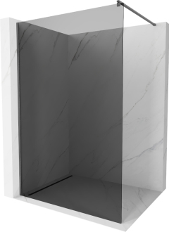 Mexen Kioto Walk-in sprchová stěna 80x200 cm, grafit 8, šedá kartáčovaná 800-080-101-66-40