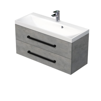 CUBE W C skř. s um. 100cm beton CUBE2C100ZBE