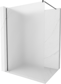 Mexen Kyoto Walk-in sprchová stěna 90 x 200 cm, mráz 8 mm, pistolový kov 800-090-101-95-30