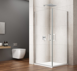 LORO čtvercový sprchový kout 900x900 mm, rohový vstup GN4990-01