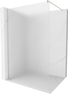 Mexen Kioto Walk-in sprchová stěna 110x200 cm, mráz 8, kartáčovaný nikl 800-110-101-97-30