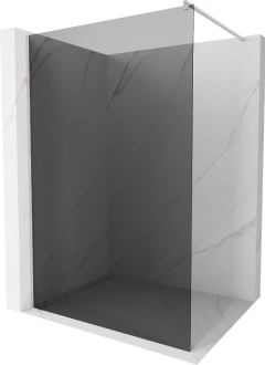 Mexen Kioto Walk-in sprchová stěna 110x200, grafit 8, kartáč. nikl 800-110-101-97-40