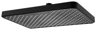 Hlavová sprcha, 205x305mm, ABS/černá mat SK152B
