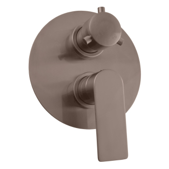 RAV Slezák NIL - Vanová/Sprchová baterie podomítková, Metal Grey - kartáčovaná NL186KMGK