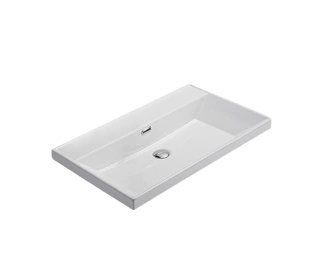 Nábytkové umyvadlo SAT B-Way 61x46,5 cm otvor pro baterii uprostřed SATBW6046