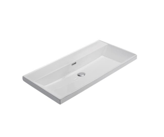 Nábytkové umyvadlo SAT B-Way 81x46,5 cm otvor pro baterii uprostřed SATBW8046