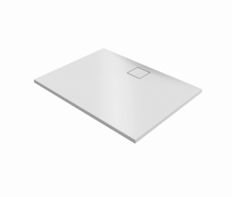 Sprchová vanička obdélníková Huppe EasyFlat 100x90 cm litý mramor bílá matná EF0107.083
