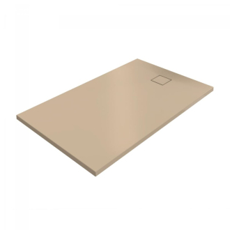 Sprchová vanička obdélníková Huppe EasyFlat 170x75 cm litý mramor béžová matná EF0228.037