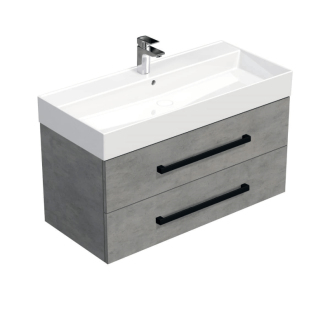 CUBE W C skř. s um. SAT 100cm dub beton CUBE46C1002BESAT