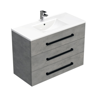 CUBE W C s umyvadlem Modena 100 cm,beton CUBE46C1003BEMOD
