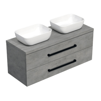 CUBE W C skř. s um. SAT 120 cm beton CUBE46C1203BESAT