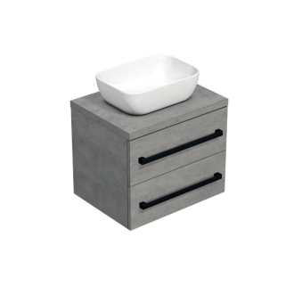 CUBE W C skř. na desku SAT 60 beton CUBE46C1603BE45