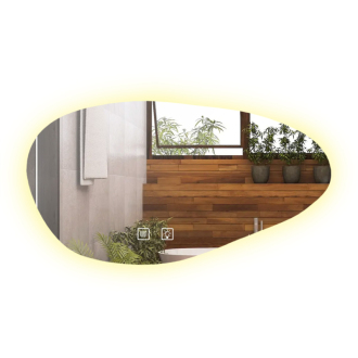 REA Zrcadlo LED Cloud A 100x60cm HOM-05500