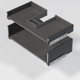 Skříňka s krycí deskou SAT Cube Way 120x47,5x46 cm dub Hickory CUBE46C1203DH45