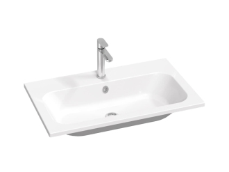 Ravak umyvadlo Chrome 800 Slim white s otvory XJG01180001