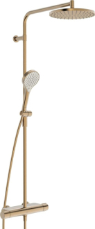 Sprchový systém Hansa Viva s termostatickou baterií broušený bronz 6515920181