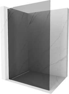 Mexen Kyoto L Walk-in sprchová stěna 70 x 200 cm, grafit, bílá - 800-070-103-20-40