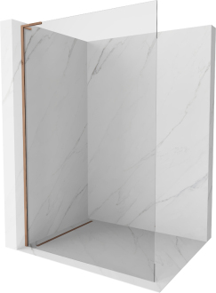 Mexen Kioto L Walk-in sprchová stěna 55x200, transp., růžové zlato 800-055-103-60-00