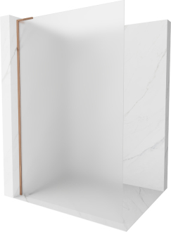 Mexen Kyoto L Walk-in sprchová stěna 70 x 200 cm, mráz, růžové zlato - 800-070-103-60-30
