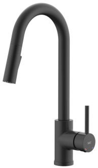 SIKO dřezová baterie C pod okno černá SATBSD289KC