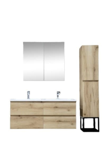 Koupelnová sestava B-Way 120 cm dub KSETBWAY16