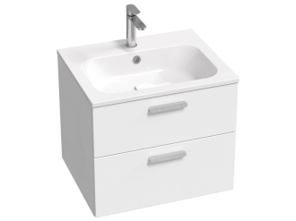 Ravak SD 600 Chrome II bílá/bílá, madlo chrom 152mm X000001772