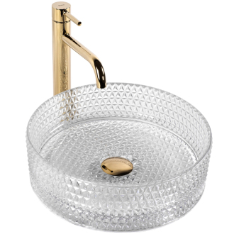 Rea umyvadlo na desku Cristal Transparent REA-U9670
