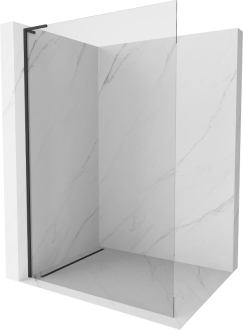 Mexen Kyoto L Walk-in sprchová stěna 75 x 200 cm, transparentní, černá - 800-075-103-70-00