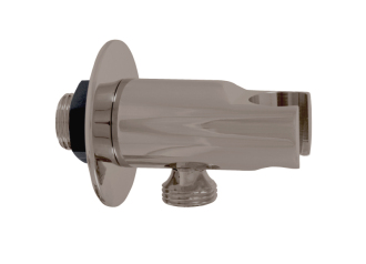 držák sprchy s připojením na vodu - kov metal grey - lesklá MD0614RMGL