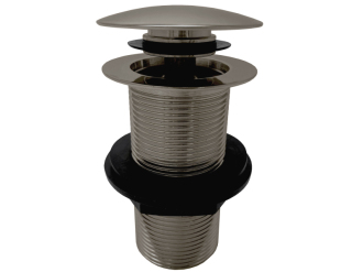 výpusť umyvadlová CLICK-CLACK 5/4"-pro umyvadlo bez přepadu metal grey-kartáč. MD0798MGK