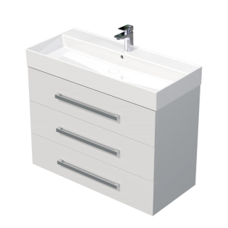 CUBE WAY skř. s um. SAT 100cm bílá lesk CUBE461003BISAT