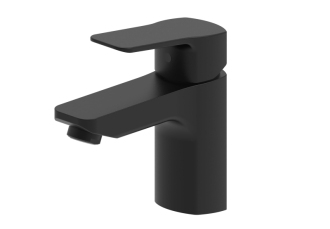 Umyvadlová baterie SAT Cube Way bez výpusti černá matná CU271C