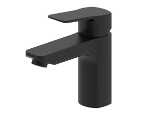Umyvadlová baterie SAT Cube Way bez výpusti černá matná CU271MC