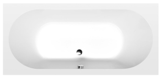 LEVANA obdélníková vana 170x80x39cm, bílá mat 71745.11