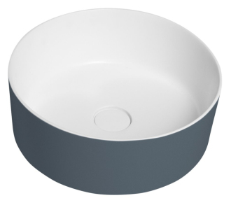 THIN umyvadlo na desku, Rockstone, ? 38 cm, siena/bílá mat WN548-42