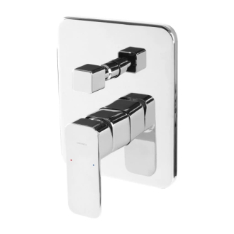 Omnires APURE podomítková vanovo-sprchová baterie, chrom lesk AP2235CR