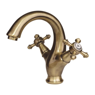 Omnires RETRO umyvadlová baterie, kartáčovaný antický bronz RE7210BR