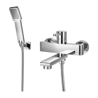 Omnires DARLING vanová baterie se sprchovou sadou, chrom lesk DA5031CR