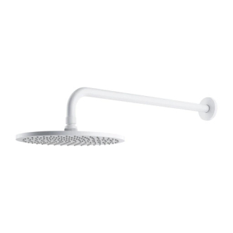 Omnires SLIMLINE hlavová sprcha s ramenem, bílý mat WGSET1WM