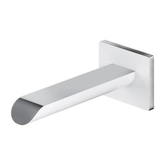 Omnires SACRAMENTO nástěnný vanový výtok, chrom/bílý lesk WDSACRAMENTOCRB