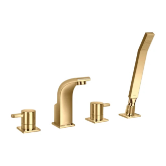 Omnires DARLING čtyřotvorová vanová baterie, zlatý lesk DA5032GL