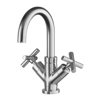 Omnires MODERN umyvadlová baterie s click-clack výpustí, chrom lesk C301CR