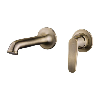 Omnires ART DECO podomítková umyvadlová baterie, kartáčovaný antický bronz AD5115BR