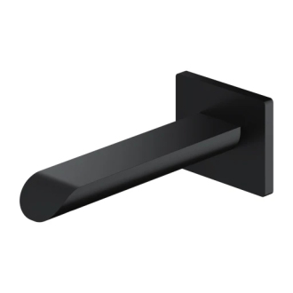 Omnires SACRAMENTO nástěnný vanový výtok, černý mat WDSACRAMENTOBL