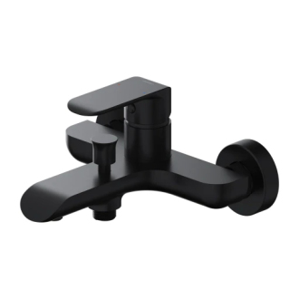 Omnires SACRAMENTO vanová baterie nástěnná, černá SC2330BL