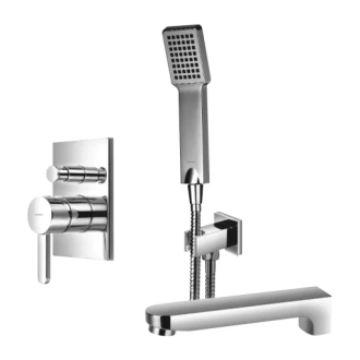 Omnires DARLING podomítkový vanový systém, chrom lesk SYSDAW01CR