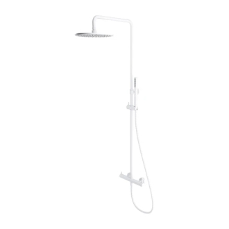 Omnires Y sprchový systém pro montáž na stěnu, matná bílá Y1244MWM